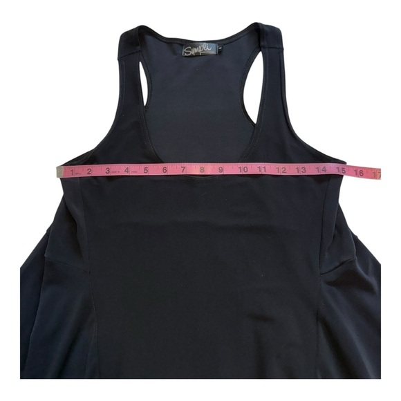 Sympli Whisper Boxy Drape Asymmetrical Handkerchief Pocket Tunic - Size 4 - Picture 10 of 14